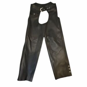 Harley Davidson Leather Motorcycle Chaps Small woman